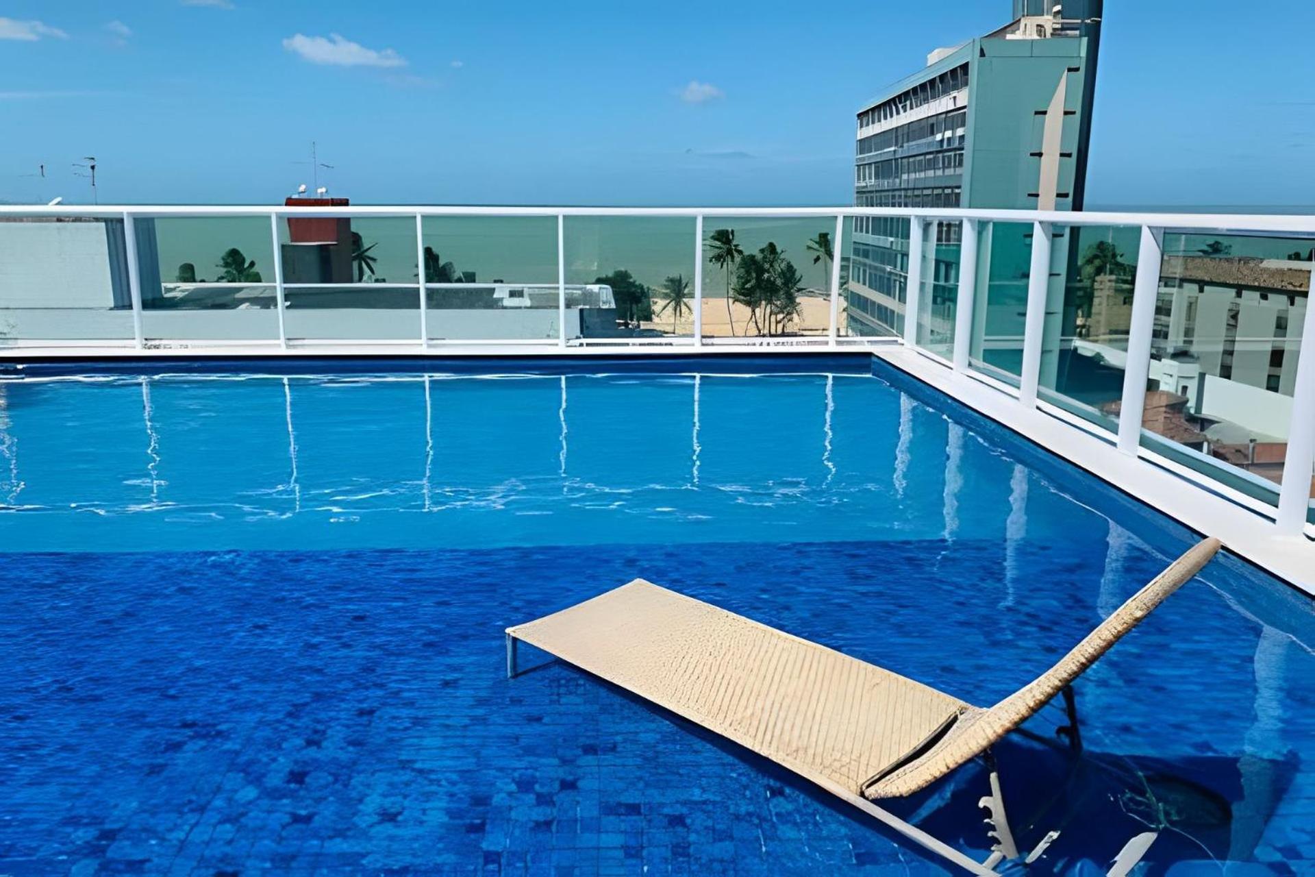 Ferienwohnung Apto Com Piscina Rooftop Em Cabo Branco. João Pessoa Exterior foto